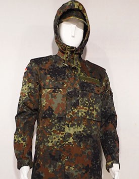 All German Armed Services - Enlisted and Officer - Flecktarn Outerwear